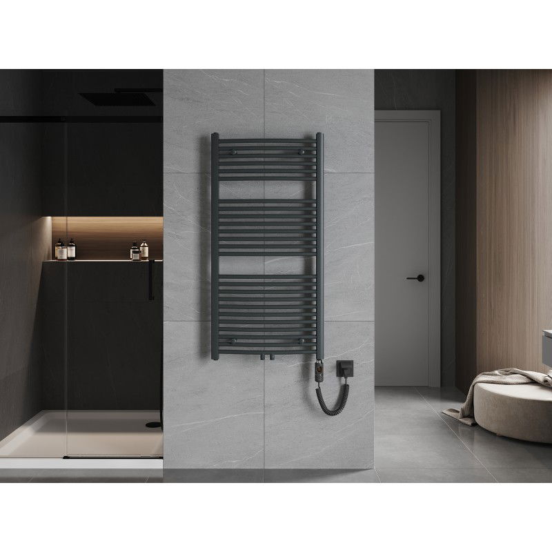 Mexen Ares електрически радиатор 1200 x 600 мм, 600 W, антрацит - W102-1200-600-2600-66