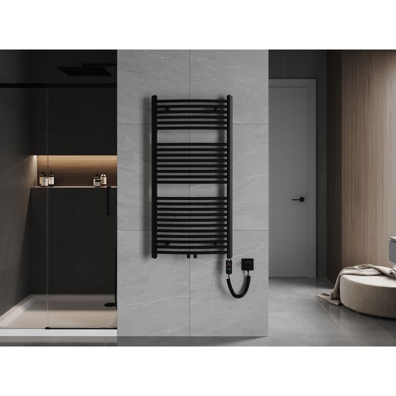 Mexen Ares електрически радиатор 1200 x 600 mm, 600 W, черен - W102-1200-600-2600-70