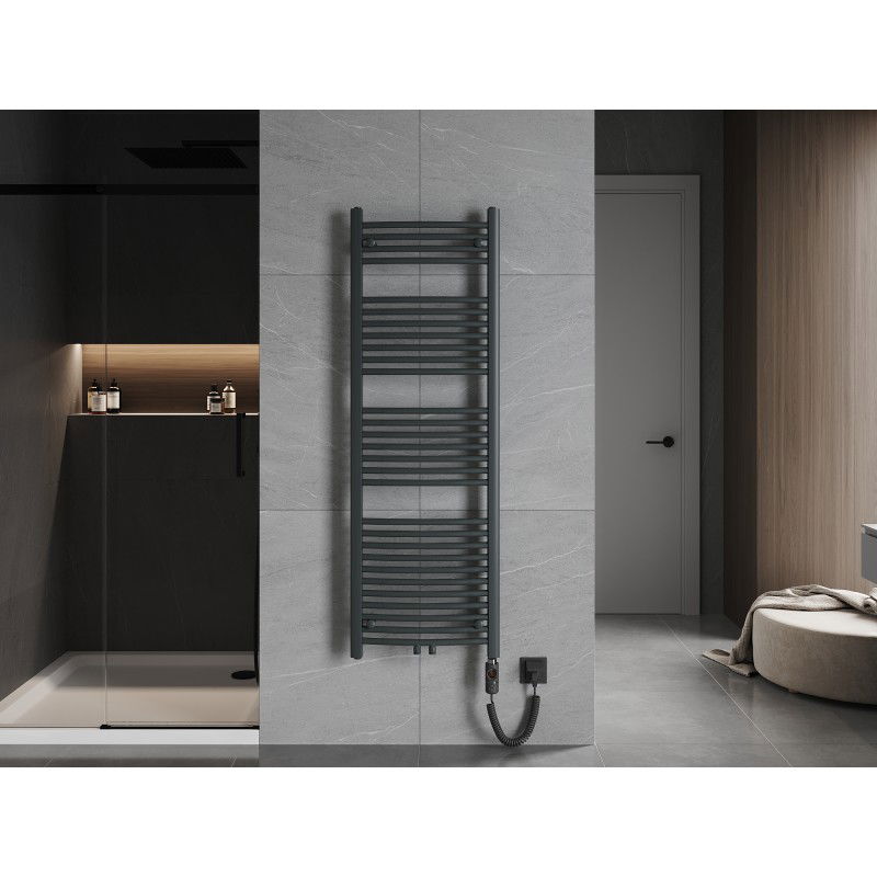 Mexen Ares електрически радиатор 1500 x 500 мм, 600 W, антрацит - W102-1500-500-2600-66