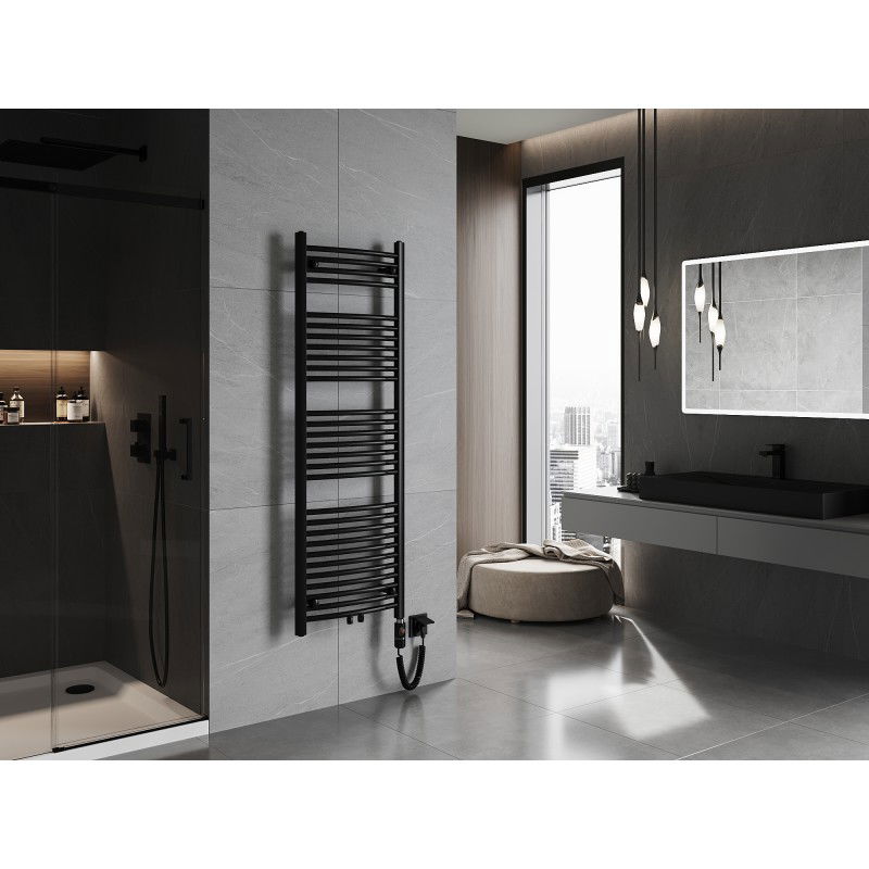 Mexen Ares електрически радиатор 1500 x 500 мм, 600 W, черен - W102-1500-500-2600-70