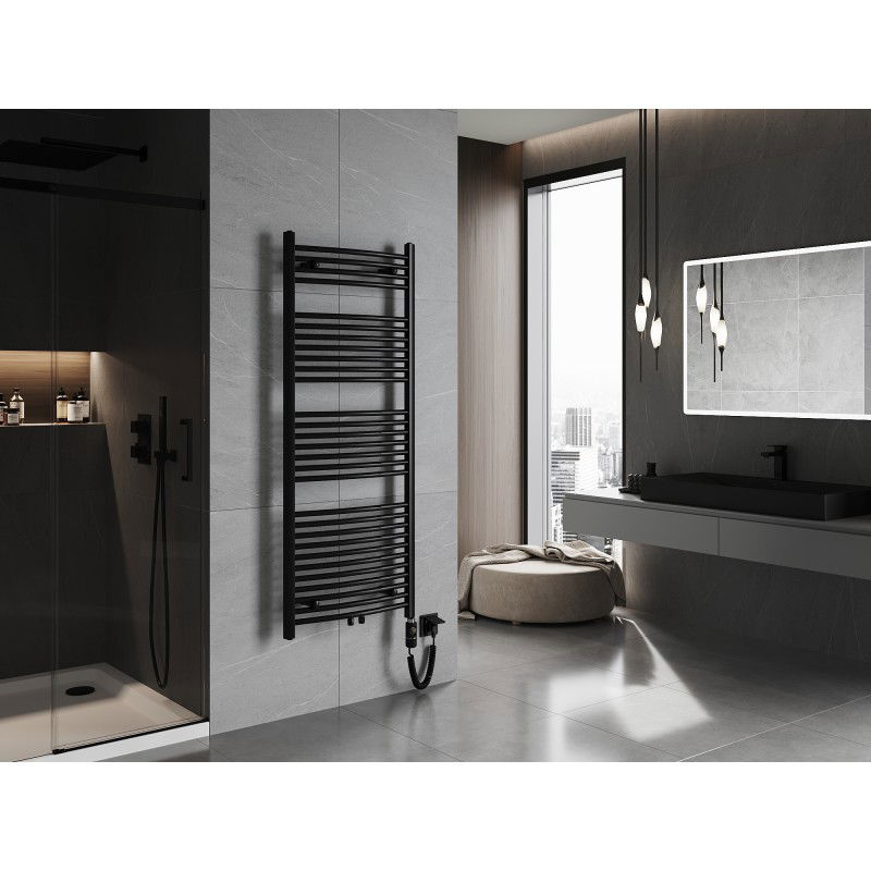 Mexen Ares електрически радиатор 1500 x 600 мм, 900 W, черен - W102-1500-600-2900-70