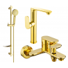 Mexen Milo DF40 комплект за вана, златист - 713153DF40-50
