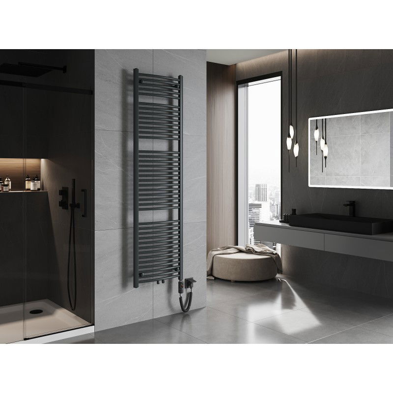 Mexen Ares електрически радиатор 1800 x 500 мм, 900 W, антрацит - W102-1800-500-2900-66