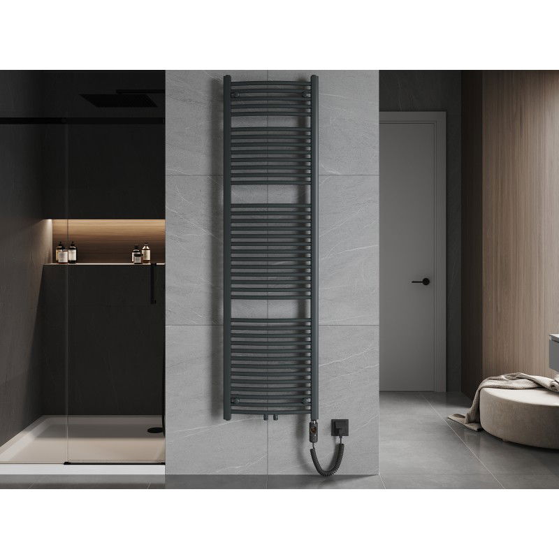 Mexen Ares електрически радиатор 1800 x 500 мм, 900 W, антрацит - W102-1800-500-2900-66