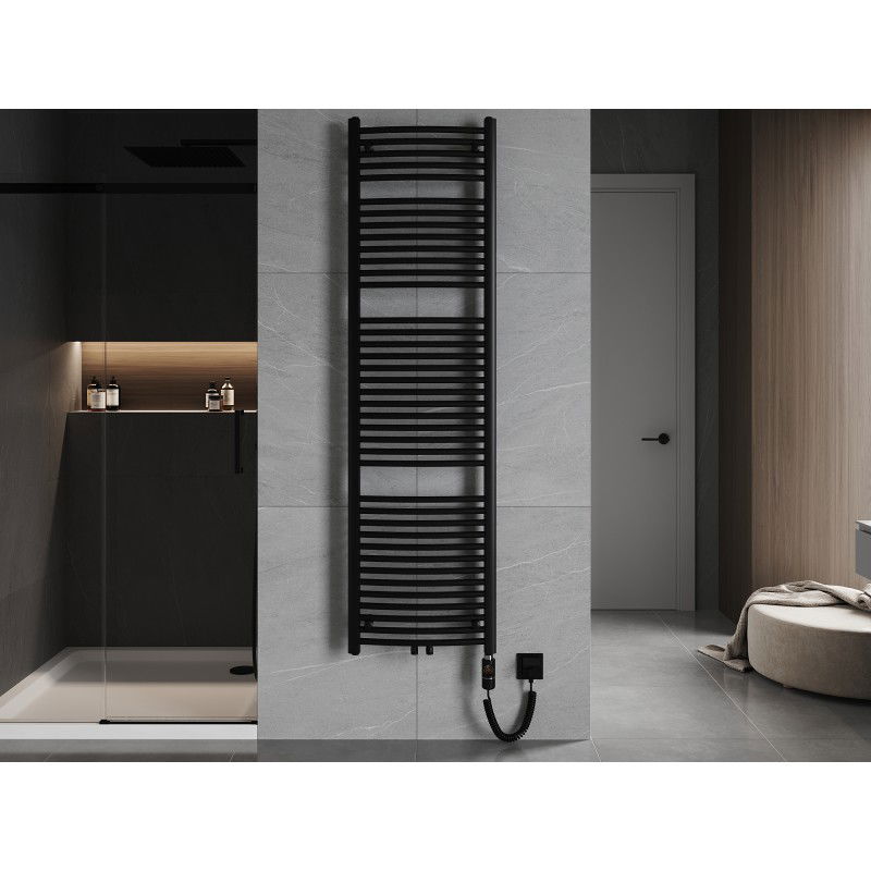 Mexen Ares електрически радиатор 1800 x 500 mm, 900 W, черен - W102-1800-500-2900-70