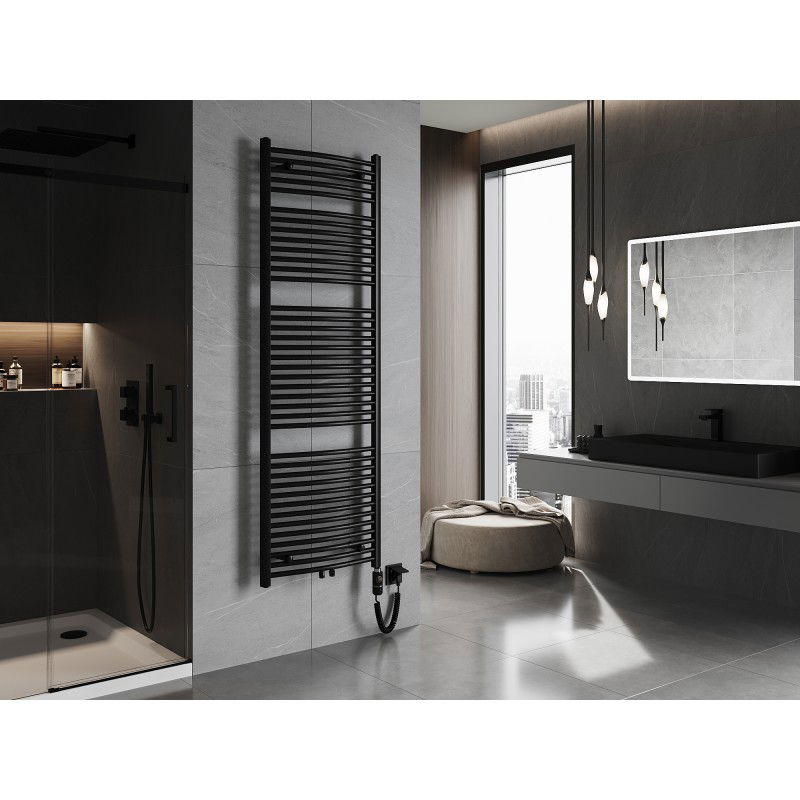 Mexen Ares електрически радиатор 1800 x 600 mm, 900 W, черен - W102-1800-600-2900-70