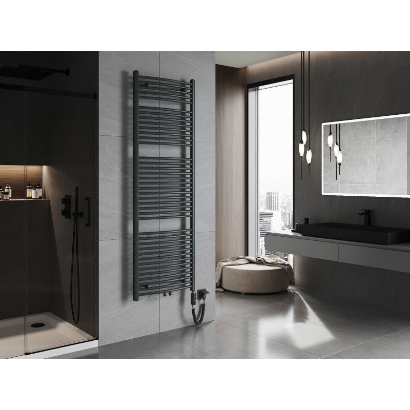 Mexen Ares електрически радиатор 1800 x 600 mm, 900 W, антрацит - W102-1800-600-2900-66