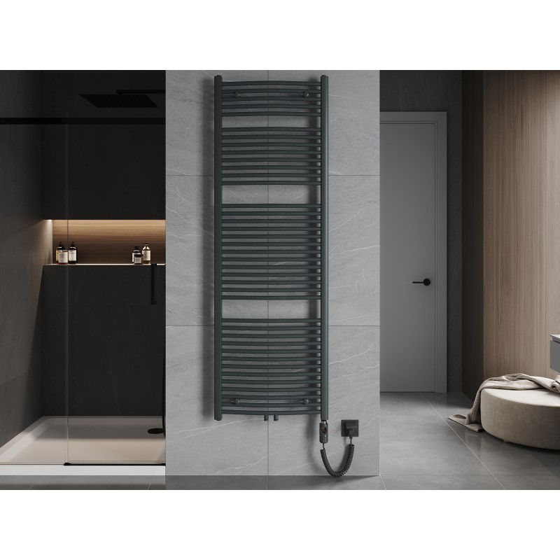 Mexen Ares електрически радиатор 1800 x 600 mm, 900 W, антрацит - W102-1800-600-2900-66