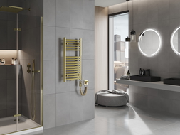 Mexen Hades електрически радиатор 800 x 400 мм, 300 W, златист - W104-0800-400-2300-50