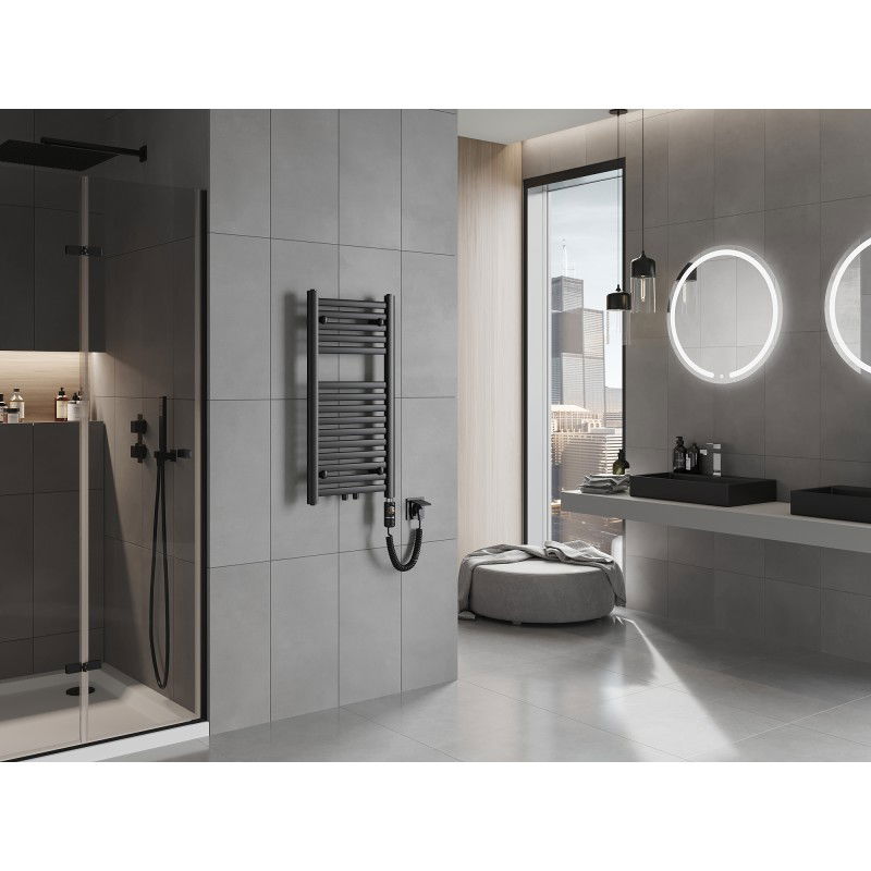 Mexen Hades електрически радиатор 800 x 400 мм, 300 W, черен - W104-0800-400-2300-70