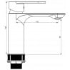 Mexen Milo DF40 комплект душ, хром - 71304DF40-00