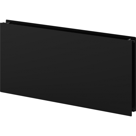 Mexen CHF20 Hygiene Flat панелен радиатор 400 x 1500 мм, странично присъединяване, 1079 W, черен - W420HF-040-150-70