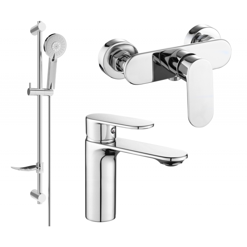 Mexen Milo DF40 комплект душ, хром - 71304DF40-00