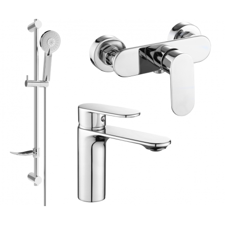 Mexen Milo DF40 комплект душ, хром - 71304DF40-00