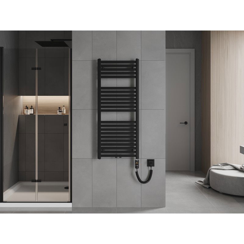 Mexen Hades електрически радиатор 1200 x 500 мм, 600 W, черен - W104-1200-500-2600-70