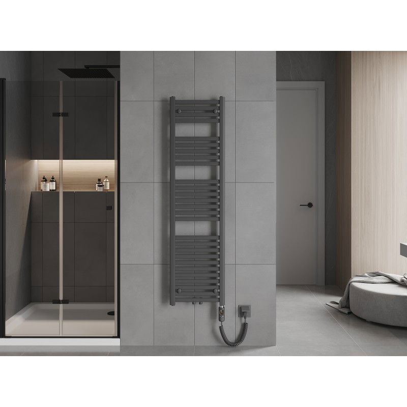 Mexen Hades електрически радиатор 1500 x 400 mm, 600 W, антрацит - W104-1500-400-2600-66