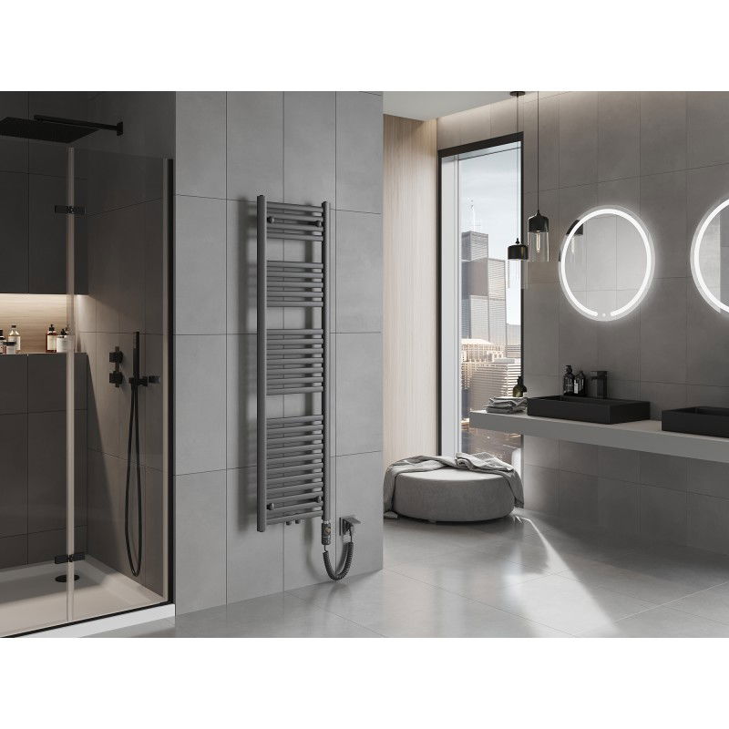 Mexen Hades електрически радиатор 1500 x 400 mm, 600 W, антрацит - W104-1500-400-2600-66