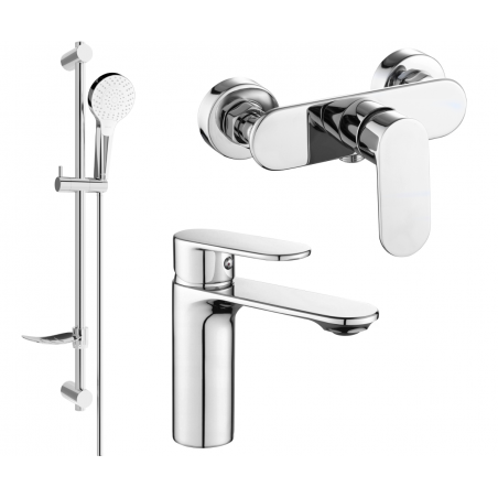 Mexen Milo DF05 душ комплект, хром - 71304DF05-00