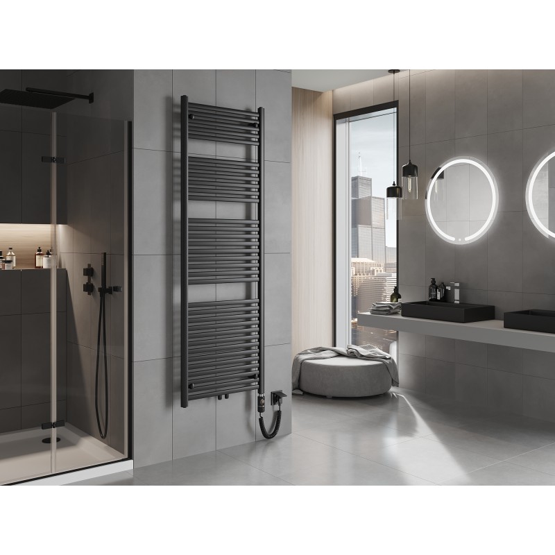 Mexen Hades електрически радиатор 1800 x 600 мм, 900 W, черен - W104-1800-600-2900-70