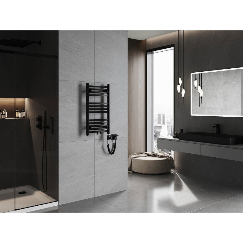 Mexen Ares електрически радиатор 700 x 400 mm, 300 W, черен - W102-0700-400-6300-70