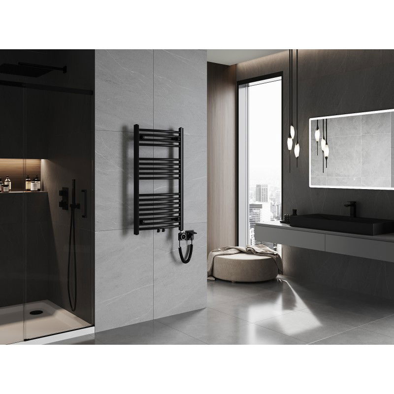 Mexen Ares електрическа отоплителна печка 900 x 500 мм, 400 W, черен - W102-0900-500-6400-70