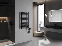 Mexen Ares електрическа отоплителна печка 900 x 500 мм, 400 W, черен - W102-0900-500-6400-70