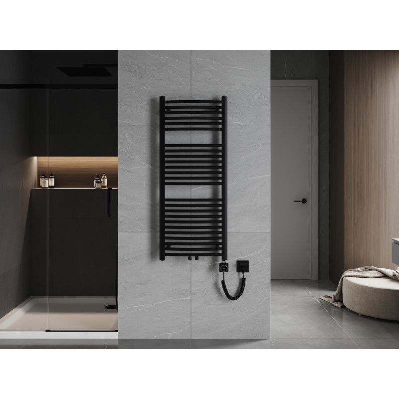 Mexen Ares електрически радиатор 1200 x 500 mm, 500 W, черен - W102-1200-500-6500-70