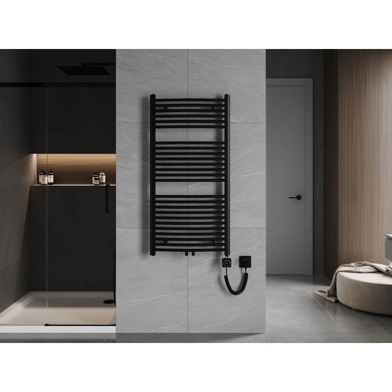 Mexen Ares електрически радиатор 1200 x 600 мм, 600 W, черен - W102-1200-600-6600-70