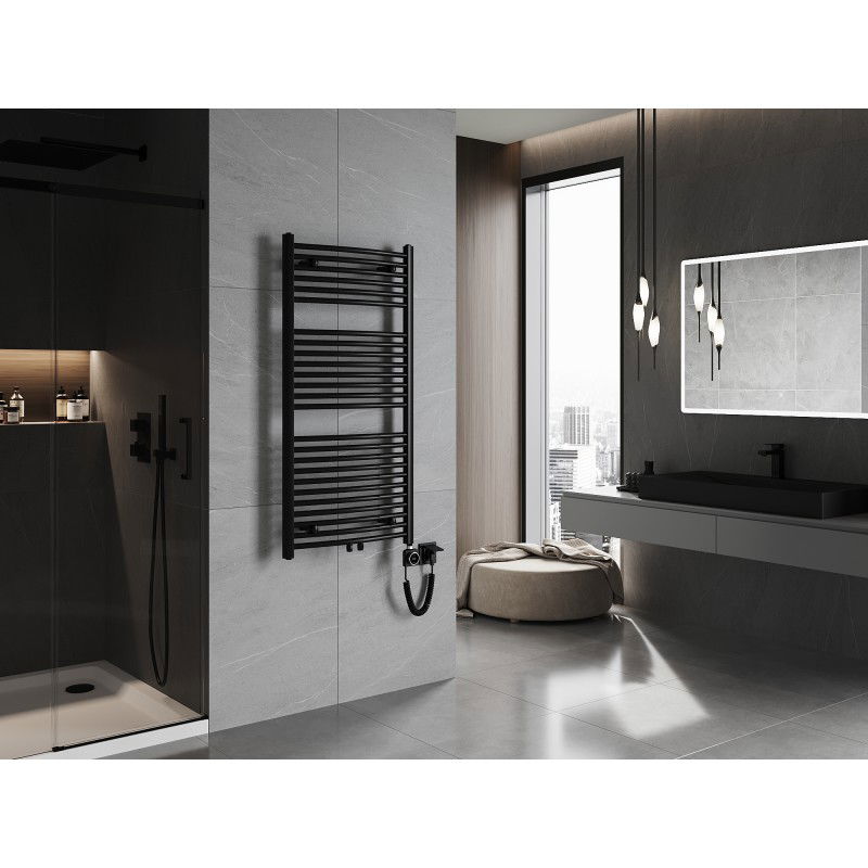 Mexen Ares електрически радиатор 1200 x 600 мм, 600 W, черен - W102-1200-600-6600-70