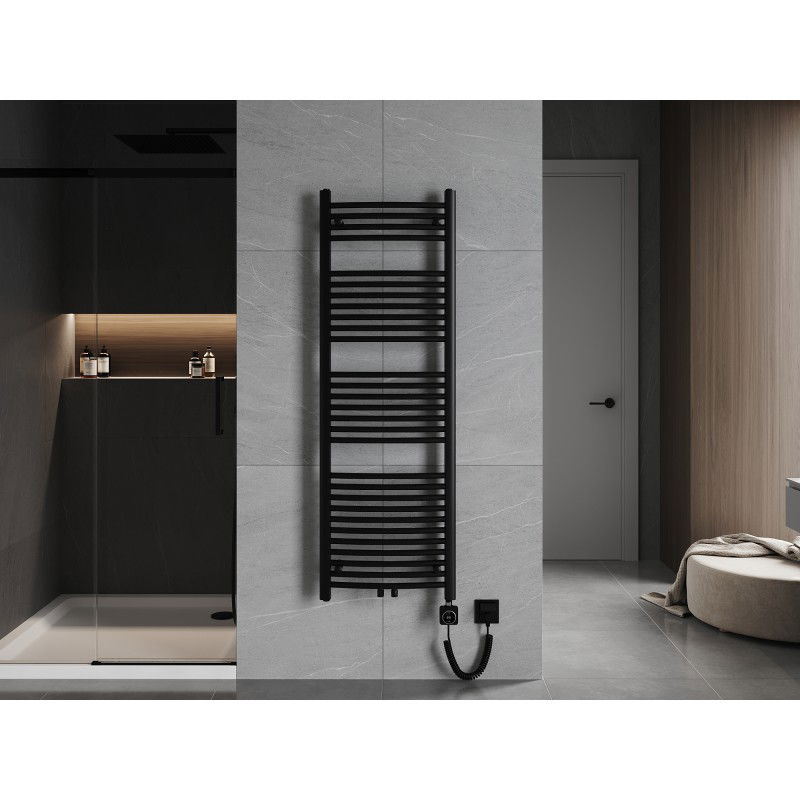 Mexen Ares електрически радиатор 1500 x 500 mm, 600 W, черен - W102-1500-500-6600-70