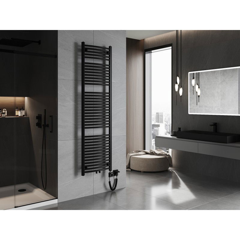 Mexen Ares електрически радиатор 1800 x 500 мм, 900 W, черен - W102-1800-500-6900-70