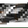 Mexen Ares електрически радиатор 1800 x 500 мм, 900 W, черен - W102-1800-500-6900-70