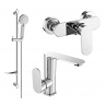 Mexen Milo DF40 комплект за душ, хром - 713054DF40-00