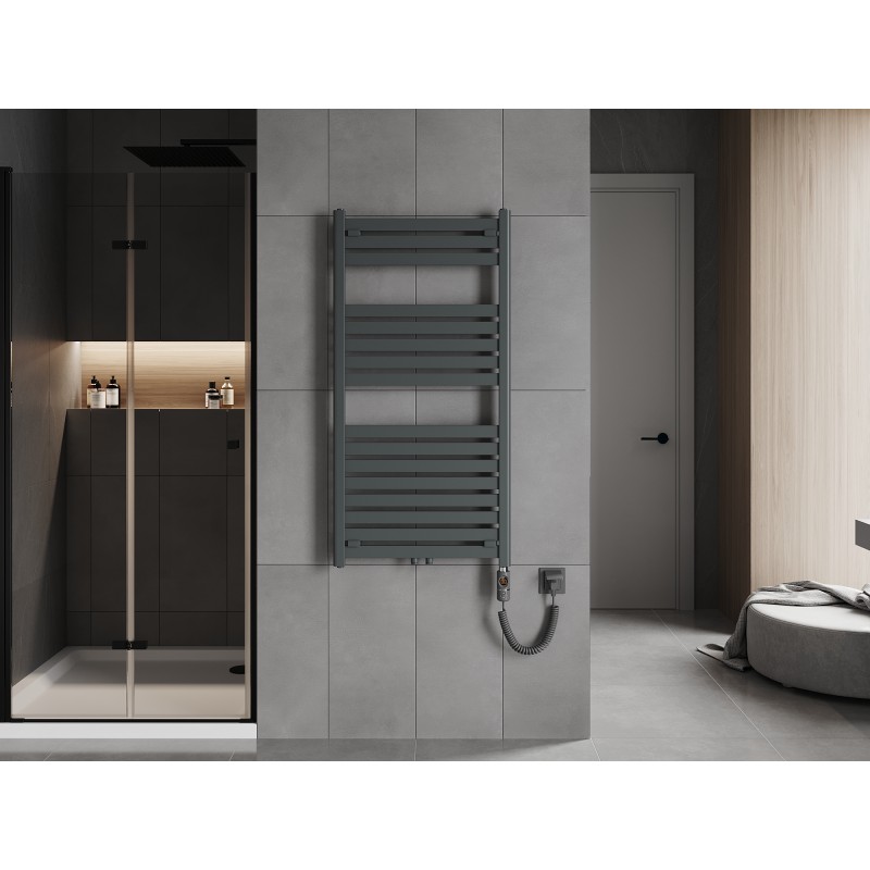 Mexen Uran електрически радиатор 1200 x 600 мм, 600 W, антрацит - W105-1200-600-2600-66