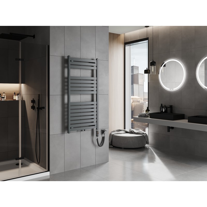 Mexen Uran електрически радиатор 1200 x 600 мм, 600 W, антрацит - W105-1200-600-2600-66