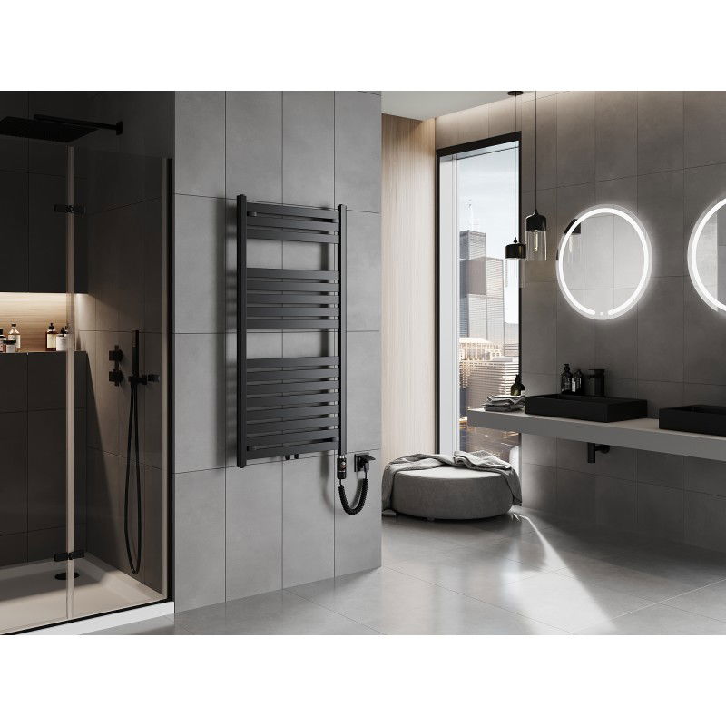 Mexen Uran електрически радиатор 1200 x 600 мм, 600 W, черен - W105-1200-600-2600-70