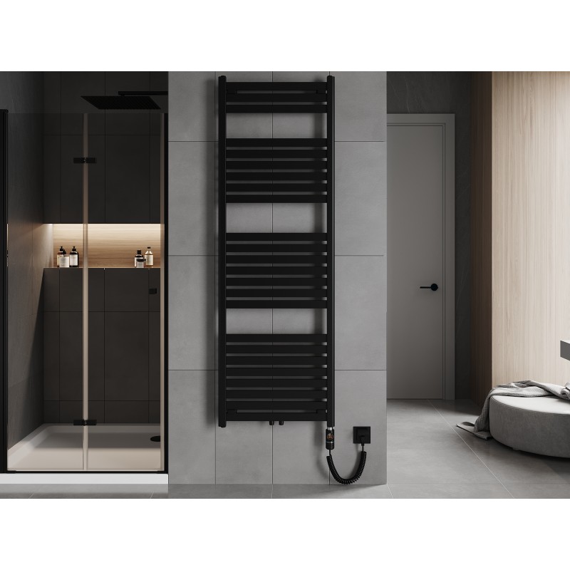 Mexen Uran електрически радиатор 1800 x 600 mm, 900 W, черен - W105-1800-600-2900-70