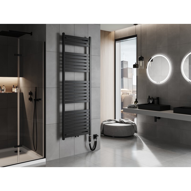 Mexen Uran електрически радиатор 1800 x 600 mm, 900 W, черен - W105-1800-600-2900-70