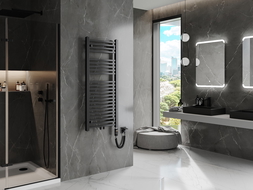 Mexen Pluton електрически радиатор 1200 x 500 mm, 600 W, черен - W106-1200-500-2600-70