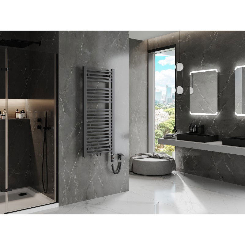 Mexen Pluton електрически радиатор 1200 x 500 мм, 600 W, антрацит - W106-1200-500-2600-66