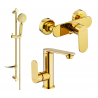 Mexen Milo DF40 комплект за душ, златен - 713054DF40-50