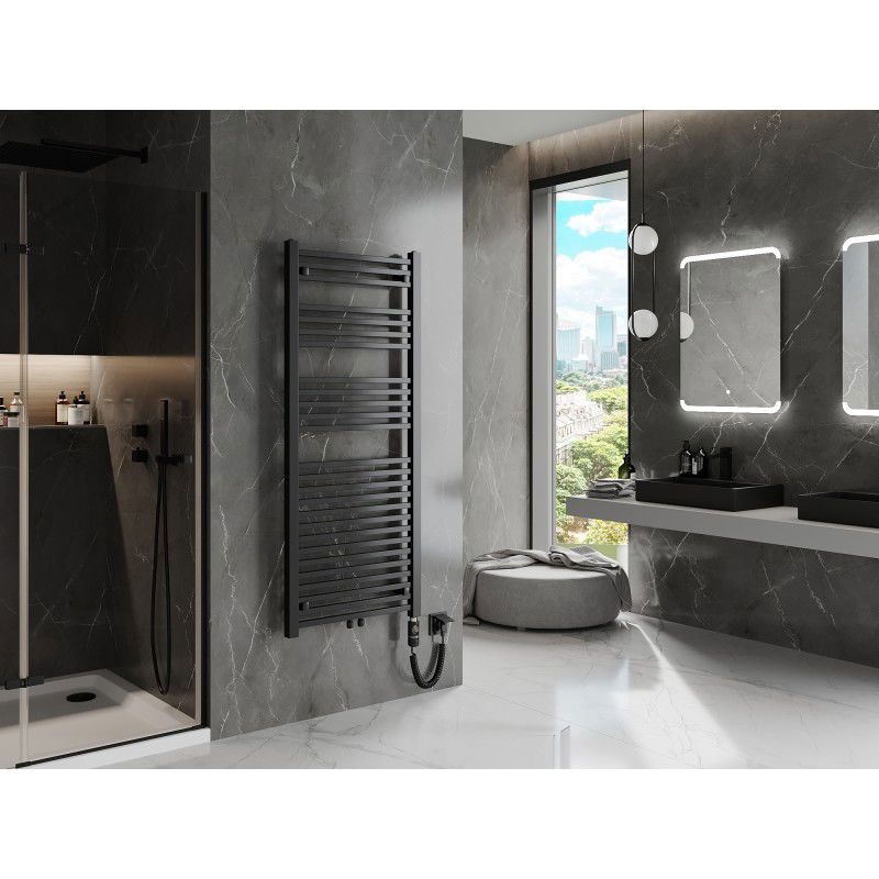 Mexen Pluton електрически радиатор 1450 x 600 mm, 900 W, черен - W106-1450-600-2900-70