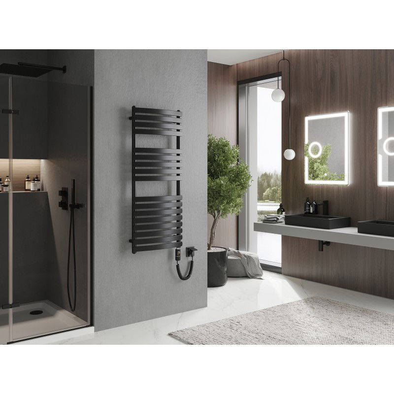 Mexen Bachus електрически нагревател 1200 x 500 мм, 600 W, черен - W109-1200-500-2600-70