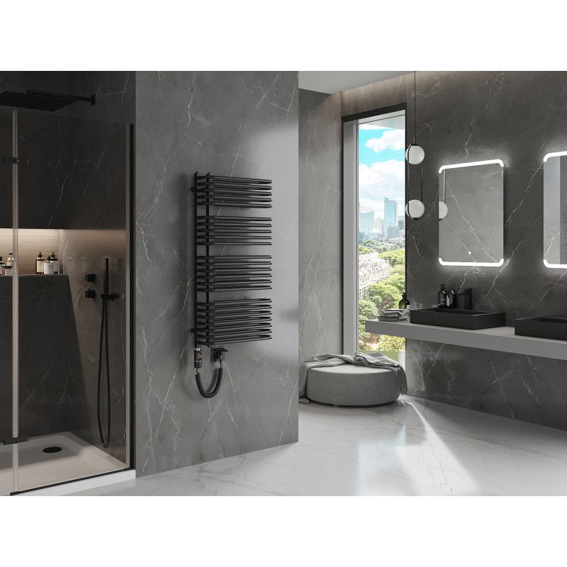 Mexen Amor електрически радиатор 1000 x 500 мм, 900 W, черен - W120-1000-500-2900-70