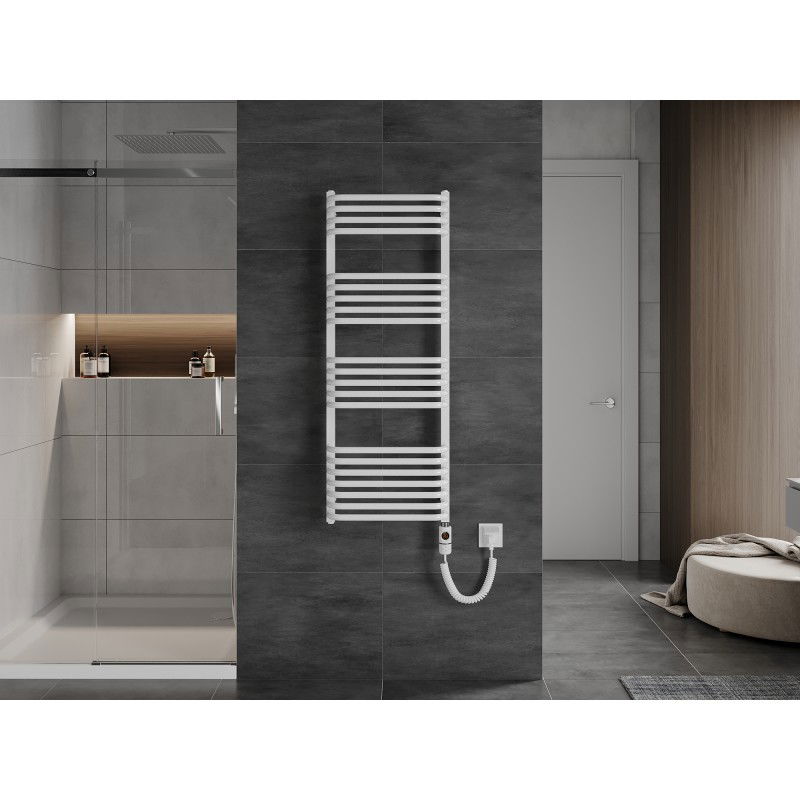 Mexen Apollo електрически радиатор 1210 x 450 mm, 600 W, бял - W117-1210-450-2600-20