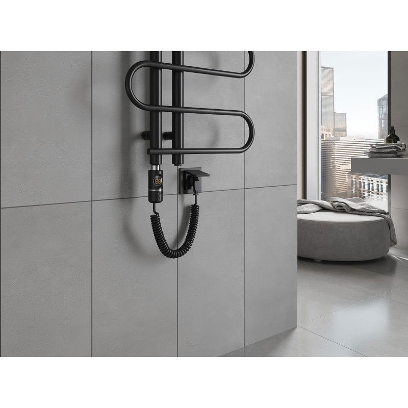 Mexen Kiso електрически радиатор 1250 x 500 мм, 300 W, черен - W114-1250-500-2300-70