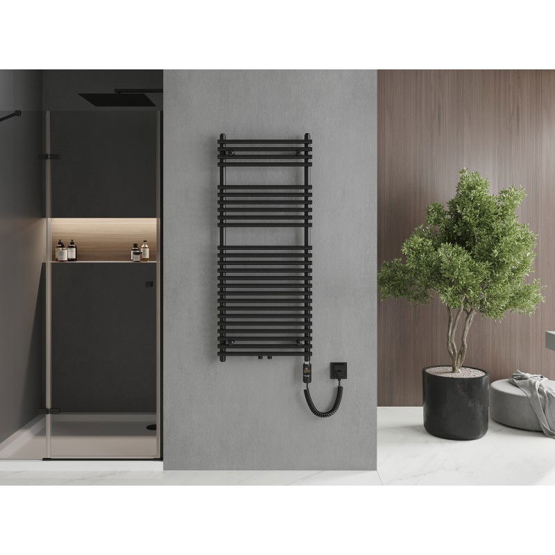 Mexen Sol електрически радиатор 1200 x 500 мм, 600 W, черен - W125-1200-500-2600-70