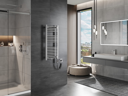 Mexen Mars електрически радиатор 900 x 400 мм, 300 W, хром - W110-0900-400-2300-01