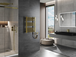 Mexen Mars електрически радиатор 700 x 500 мм, 300 W, златист - W110-0700-500-2300-50