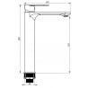 Mexen Milo DF05 комплект за душ, хром - 71314DF05-00